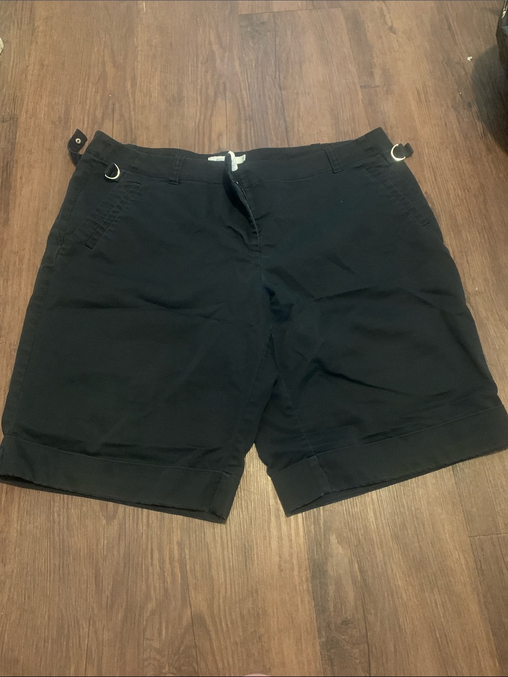 Ricki's Black Women's Shorts with Subtle Label Detail